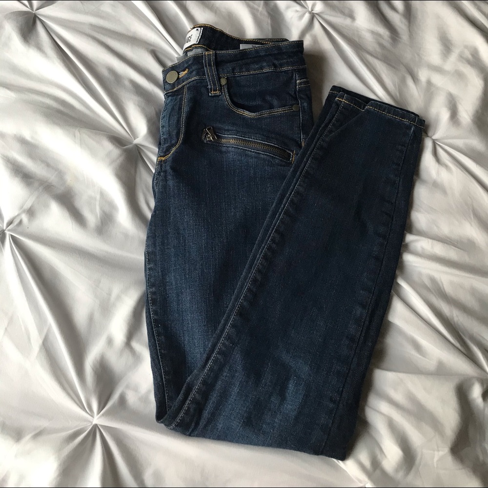 Paige Indio zip jeans